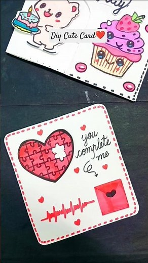 Easy Homemade Puzzle Card for Someone Special in 1 minute #shorts #trending #viral #short #reels