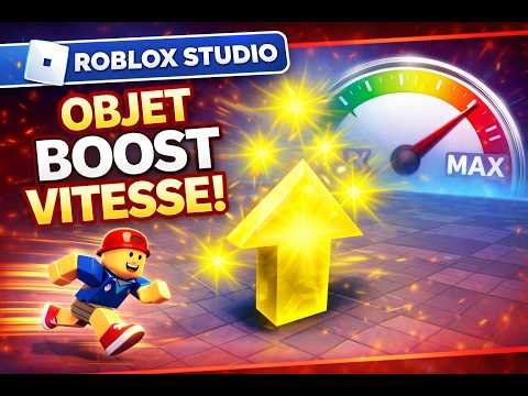 COMMENT CRÉER UN BOOST DE VITESSE sur Roblox Studio !
