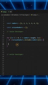 Junior vs Senior JavaScript: Remove Duplicates in 1 Line 🤯 #shorts