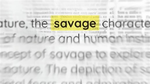 进来带你秒记单词savage