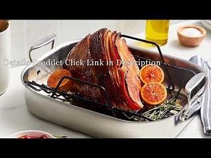 This Roasting Pan is a Holiday Hero! 🍗🔥 | All-Clad Stainless Steel Roaster Review