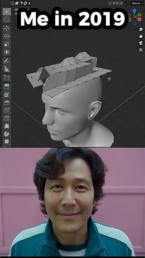 Blender Beginner VS👊 Professional #blender #3danimation #blender3d #blendertutorial #3d