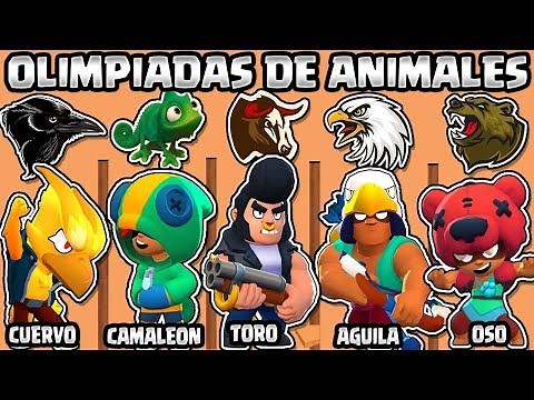 WHAT IS THE BEST ANIMAL BRAWLER? | LEON VS CROW VS BULL VS NITA VS BO | BRAWL STARS OLYMPICS