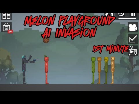 Melon playground: AI Invasion (1st minute)