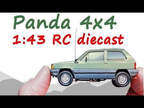 Micro RC 1:43 Panda 4X4 Diecast conversion