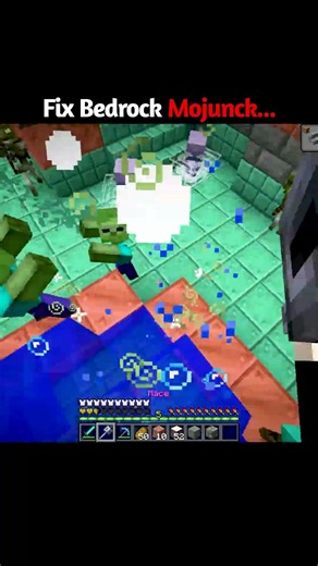 Fix Bedrock Mojunk Trial Chember...#pfp #minecraft #shorts #viral