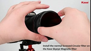 Kase Skyeye 82mm CPL Magnetic MC Optical Glass Filter Incl Adapter 82