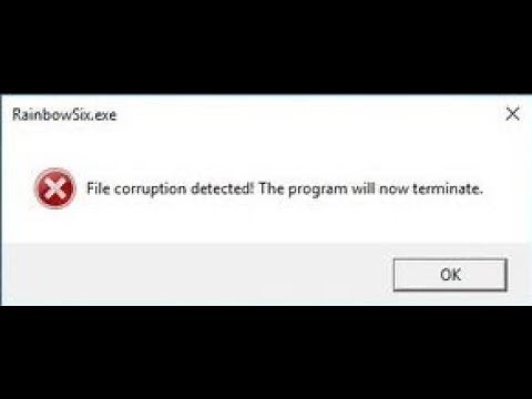 🚩 File corruption detected the program will now terminate