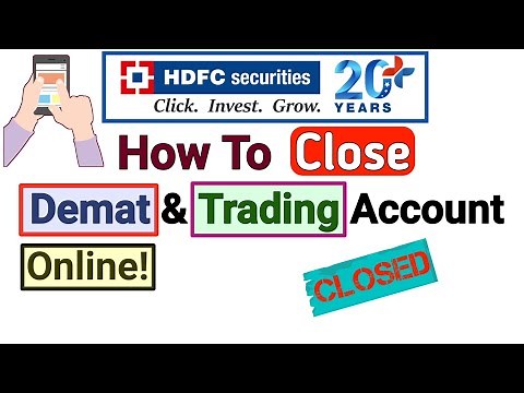 How To Close HDFC Securities Demat&Trading Account Online||HDFC Securities अकाउंट online बंद करें!