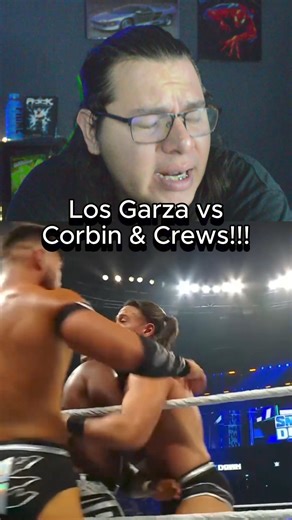 Los Garza vs Apollo Crews & Baron Corbin!!! #prowrestler #wrestling #WrestleMania #WWE #prowrestling | UkeWrestling