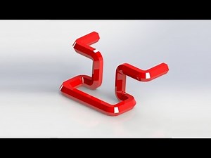 3D Sketch Swept Feature Sketch profile - Solidworks 2016