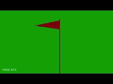 red flag green screen video