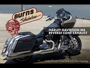 Harley-Davidson M8 with reverse cone system from Burns Stainless