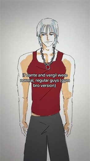 i just know they fight over protein powder #dante #vergil #devilmaycry #dmc #spardatwinsnormal