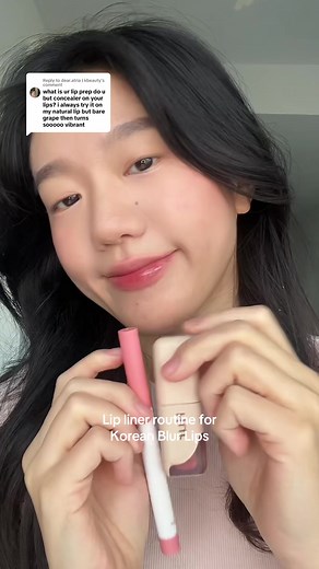 Korean Blur Lips Tutorial Using Lip Liner Techniques