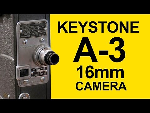 Keystone A-3 16mm Camera - Overview and Film Loading