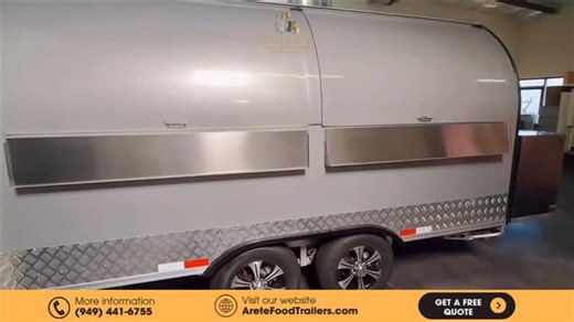 Meet the ROUNDER Series C® – 12.4 Ft. Concession Trailer 🚛✨ Designed for small 1–3 person operations, this sleek, customizable trailer is built to impress and perform. 🛠️ The Series C features a new modern body style with a wider doorway and the option for a stunning brushed matte steel finish. 🔘🔥 What makes it stand out: 💡 LED lighting & Non-slip aluminum diamond flooring 🎨 Brushed stainless steel exterior or your choice of custom color 🚰 Full plumbing: 3-compartment sink separate hand s