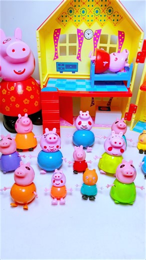 satisfying with unboxing Peppa Pig House & Castle Toys Collection ASMR | Review