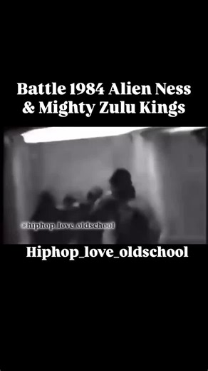 Battle 1984 Alien Ness & Mighty Zulu Kings #hiphop #rap #breakdancing #bboy #bgirl