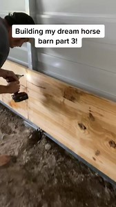 Part 3 from when built our horse barn! | Stephanie Moratto