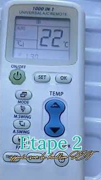 comment programmer une telecommande universelle climatiseur? #astuce