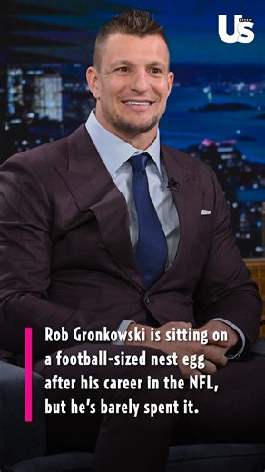 Rob Gronkowski just revealed that he has "technically" not spent "any" of his NFL salary. 🤯 Read more about Gronk's financial revelations below: https://www.usmagazine.com/celebrity-news/news/rob-gronkowski-has-technically-not-spent-any-of-his-nfl-salary/?utm_source=facebook&utm_medium=social&utm_campaign=verticalvideo | Us Weekly