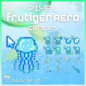 Frutiger Aero-Animierte-Cursor - volles ästhetisches Paket mit allen 17 Zuständen - Etsy.de