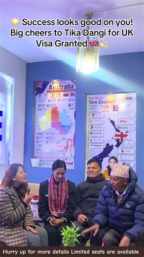 Tika Dangi: Celebrating UK Visa Success!