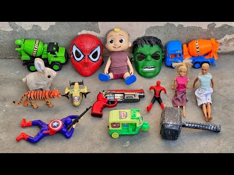 Hulk ne Dinosaur ki Pitai karke bhaga diya or Spiderman ko bhi bachaya ! Gadi wala Cartoon Video
