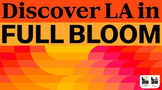 LA28 Olympic design bursts with color, a nod to California superblooms