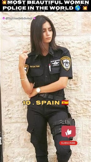 💥Top 10 Countries With Most Beautiful Women Police👮‍♂️👮‍♂️💥 #shortsfeed #shorts #youtubeshorts #army