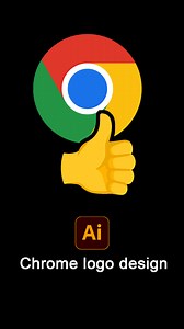 29K views · 496 reactions | ☀️How to Design Google Chrome logo #logo #illustrator #tutorial #reels | Akkas Editing | Facebook