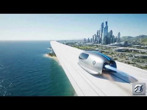 City of 2050 — Hyperloop, Skyways & Smart Urban Transport (Cinematic Concept) #Germany #usa #uk