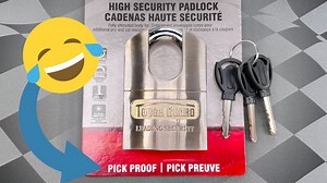 #PickProof #ToughGuard #SecurityMyth #lockpick #lockpicking #picklock #locks #lockpicker #fyp #padlock | Picking Locks