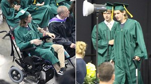 Teen Walks at Graduation, Despite Suffering Spinal Injury in Freak Accident Weeks Before