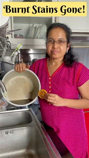 How to clean burnt stains in cooker