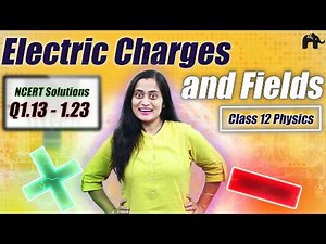 Electric Charges & Fields Class 12 Physics NCERT Solutions Q1.13 - 1.23 | Chapter 1 Numerical | CBSE