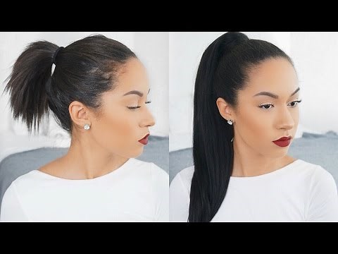 How To: Long Ponytail On Short Hair