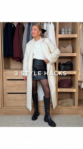 Lydia Tomlinson | Style Educator on Instagram: "3 styling hacks for those days when you want to feel festive but not too ‘dressed up’ ! Find the links on my LTK account"