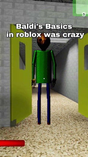 Baldi's basics in roblox was crazy #roblox #fyp #funnyclips