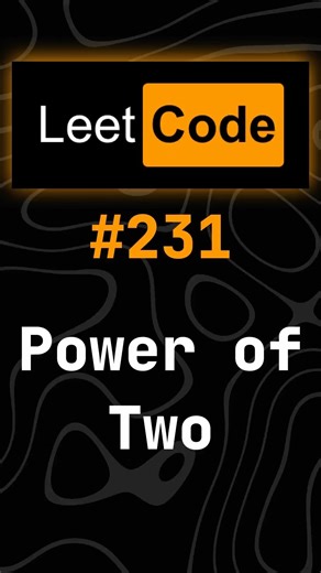 💡 Степень двойки за O(1)? #алгоритмыиструктурыданных #leetcode #python #coding