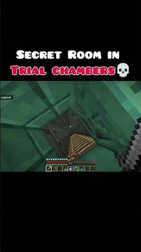 Secret Room in trial chambers 💀 #minecraft #minecraftshorts #shorts #shortsfeed