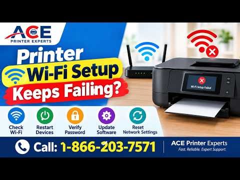 How to Fix Printer Wi-Fi Setup Keeps Failing | Easy Wireless Connection Troubleshooting