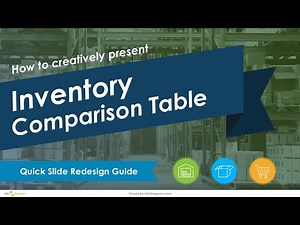 PowerPoint Guide to Creating Inventory Report Comparison Table