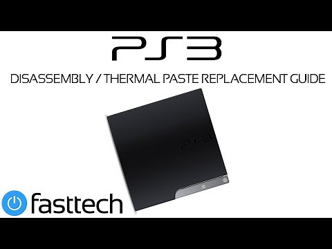 PS3 Slim Disassembly and Thermal Paste Replacement Guide