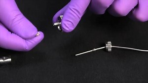 Replacing the Captive Ferrule on a Three-Piece Finger-Tight Fitting - Waters Videos