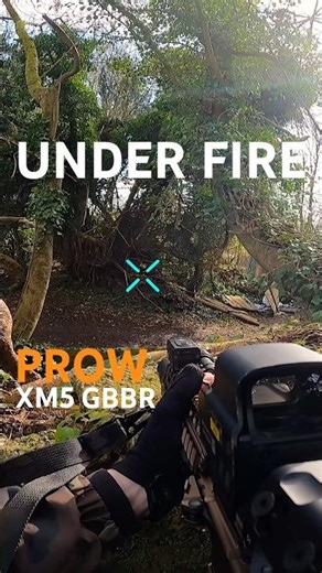 INTENSE Forrest Warfare with the PROW XM5 GBBR.! #shorts #airsoft