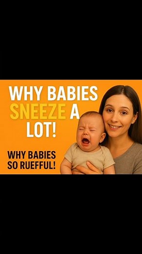 “Why Your Baby Sneezes So Much 😮 (It’s Totally Normal!)” #newborncare #baby #shorts
