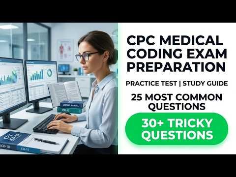 Pass The 2026 CPC Exam 25 Most Common Medical Coding Practice Questions