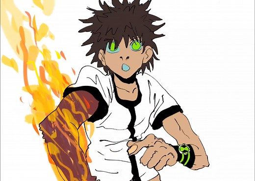 Ben 10 Heat Blast Transformation | Amazing Cartoon Animation